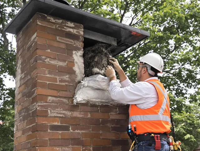 Humane removal of debris and animals by Bay Village Chimney Sweep in Bay Village, OH