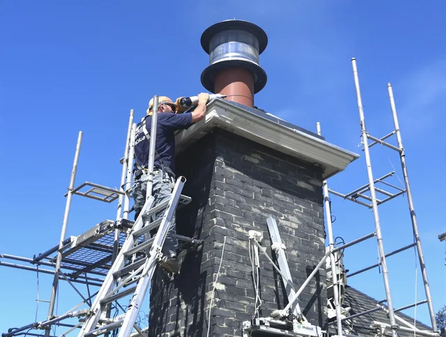 Sturdy chimney crown finished by Bay Village Chimney Sweep in Bay Village, OH