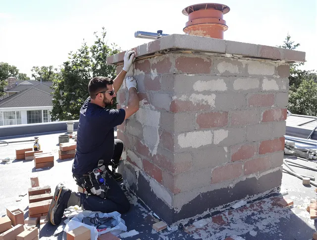 Advanced chimney repair process by Bay Village Chimney Sweep in Bay Village, OH