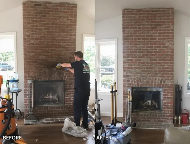 Finished chimney sweeping service by Bay Village Chimney Sweep in Bay Village, OH