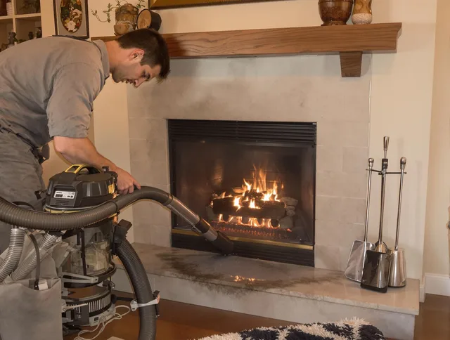 Routine fireplace upkeep by Bay Village Chimney Sweep in Bay Village, OH