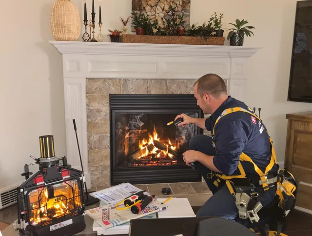 Safety-focused fireplace inspection by Bay Village Chimney Sweep in Bay Village, OH