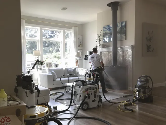 Soot removal service by Bay Village Chimney Sweep for a fireplace in Bay Village, OH